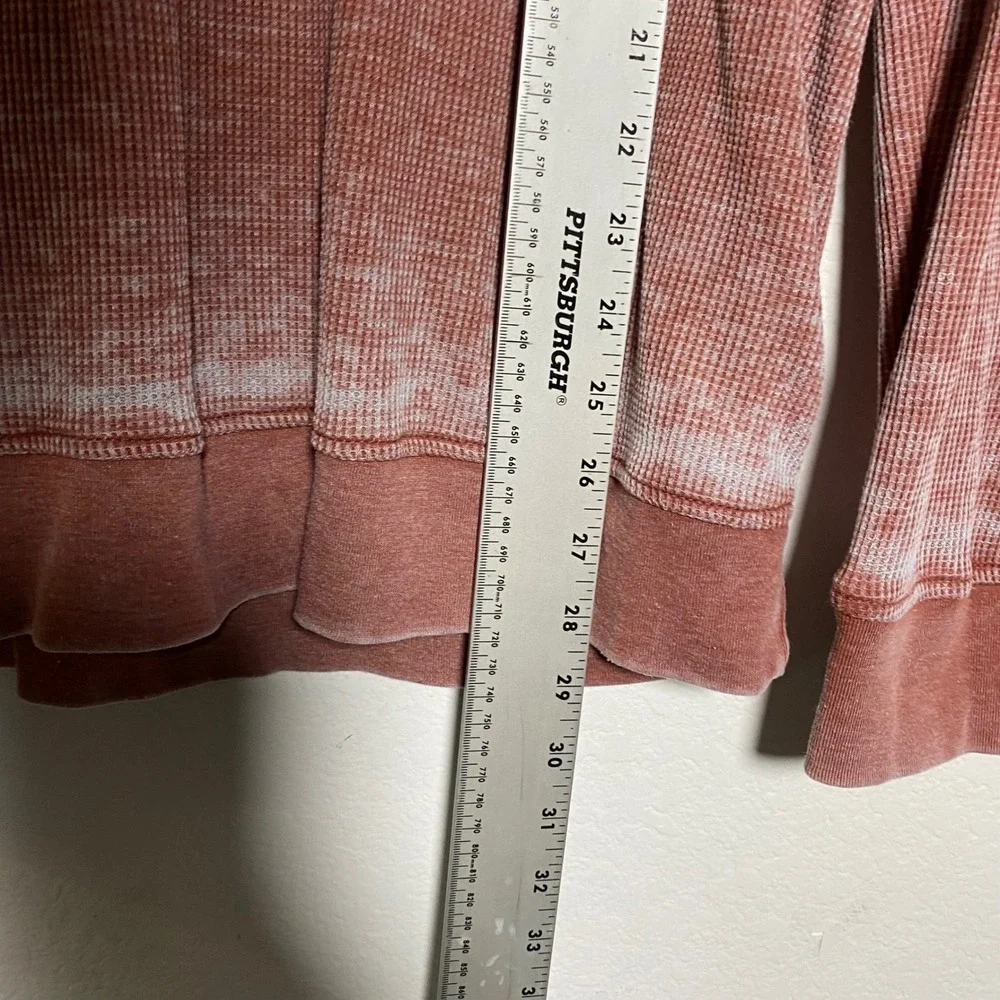 Wrangler Premium Quality Waffle Knit Long Sleeve Mens Large Faded Rustic Thermal